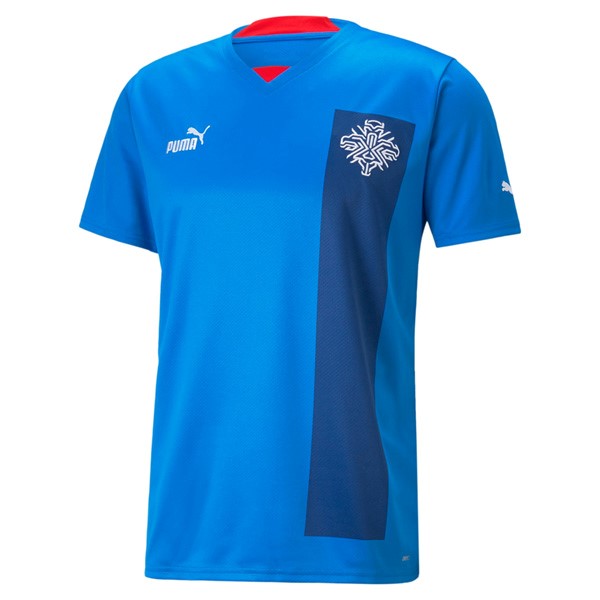 Camiseta Islandia Primera Equipación 2022 Azul